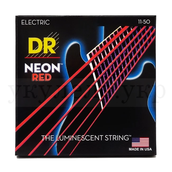 DR NRE-11 NEON Red Electric - Heavy 11-50